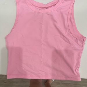 ZYIA STRONGER TANK- Neon pink